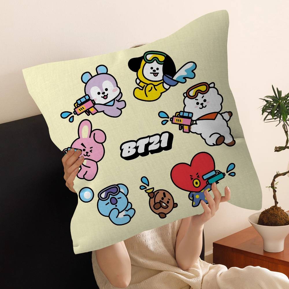Korean Idol Pillow Cover for Bedroom Room and Living Room Sofa Decorative Cushion Cover