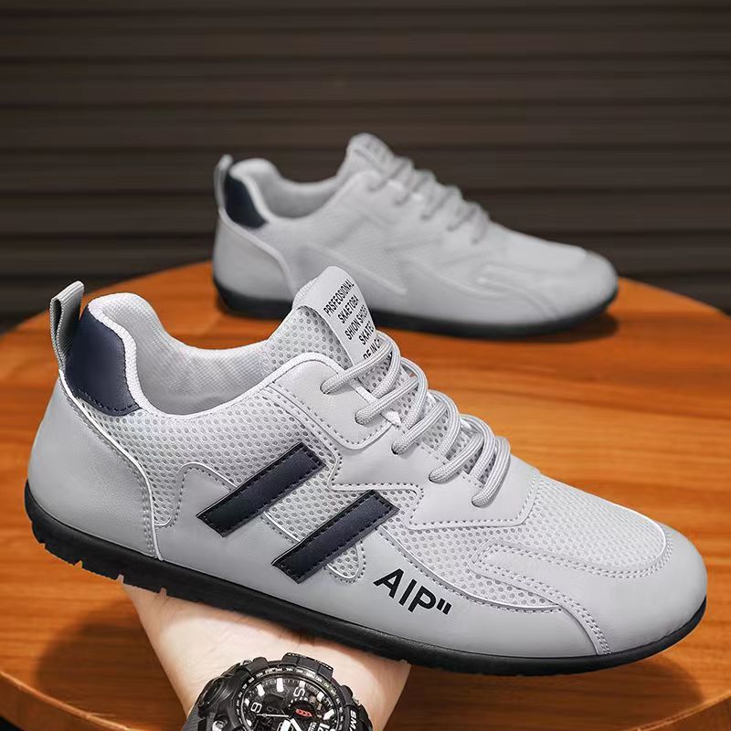 Mesh Men's Shoes Spring Breathable Casual Shoes Fashion Versatile Sports Shoes Soft-soled Doudou Shoes