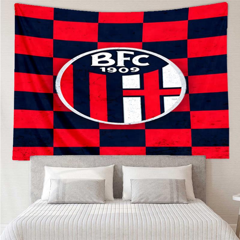 1PC Milan Football Club Printed Tapestry Room Decoration Wall Hanging for Living Room Bedroom, Dormitory, Birthday and Christmas Gifts