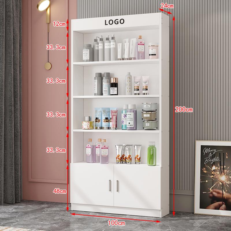 Beauty Salon Cosmetic Display Cabinet & Makeup Shelf Rack