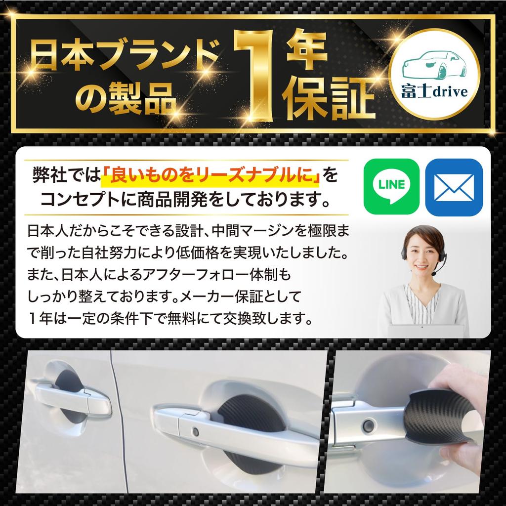 Fuji Drive Universal Car Door Handle Protector, Magnetic, Thickened Magnetic, Anti-Scratch, Door Knob Guard,