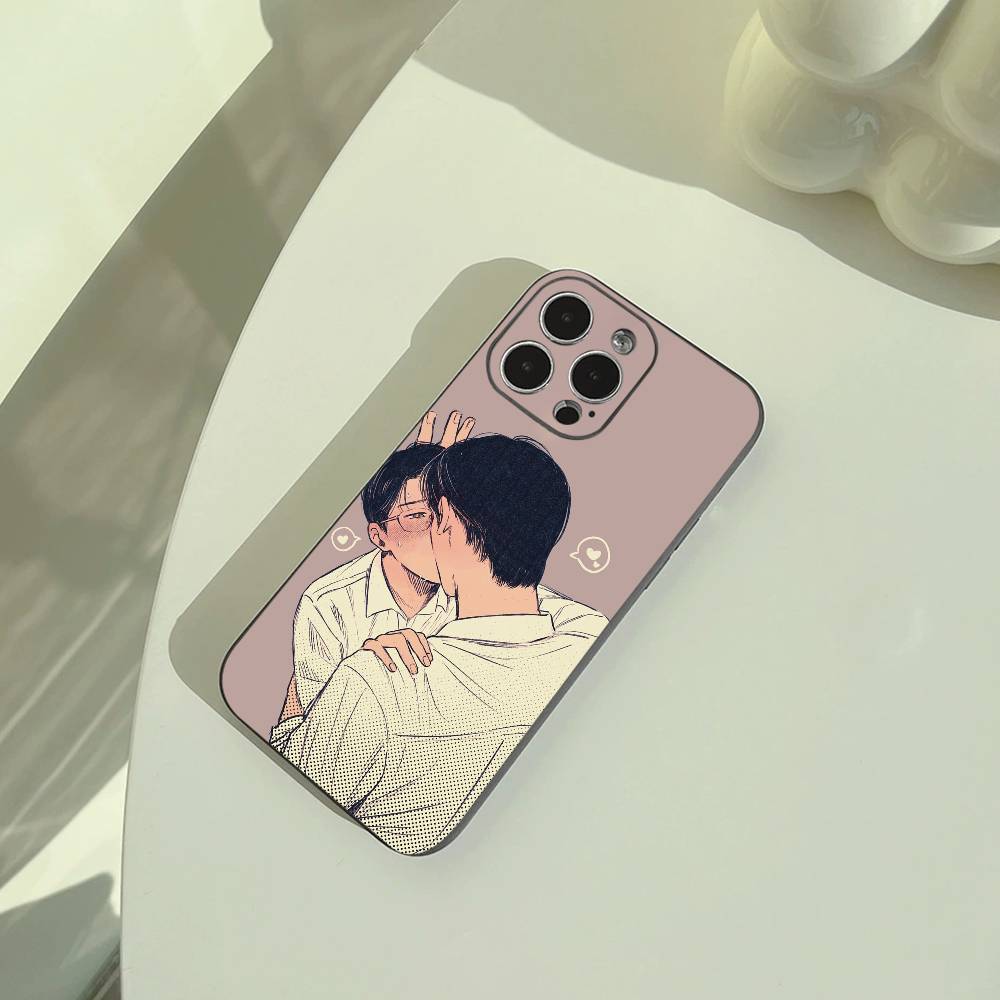 C-Captivated- By -You BL Phone Case For iPhone 17,16,15,14,13,12,11 Pro Max, Lightweight and Practical Soft Black Cover