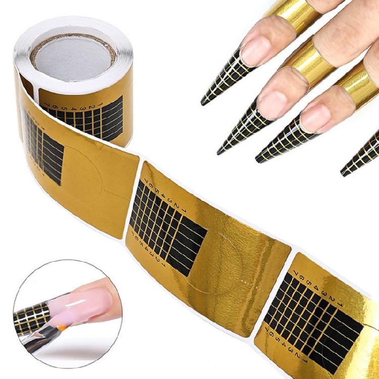 Stable Nail Extension Applicator Clear Rectangular Tool Coated Paper Material For Professional Salon Precisions