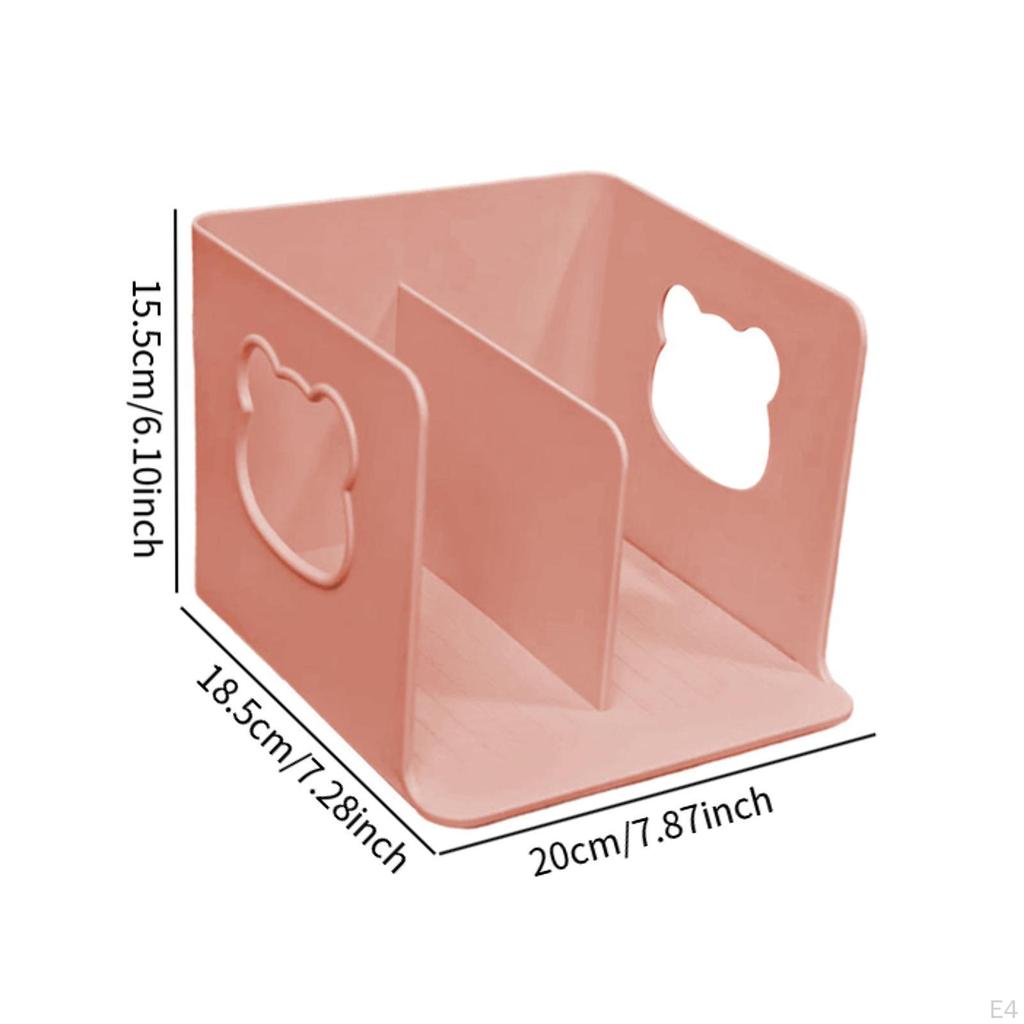 Desktop Book Holder File Sorter Shelf for Office Desk Indoor Study Room