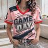 Women's Football Fan Shirt for Day Cheering and Support at the Stadium