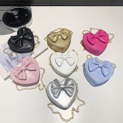 Cute Heart Bag Change Lipstick Bag Simple Fashion Love Bag Summer New Cute Girl Shoulder Bag