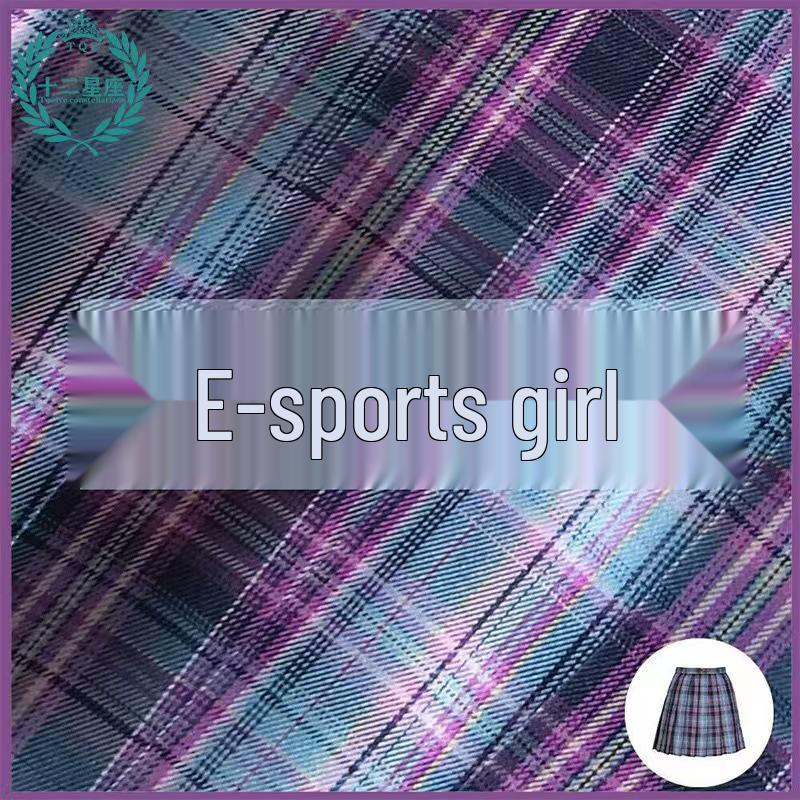 Japanese JK School Uniform Plaid Skirt Set - Women's Short Sleeve Pleated Skirt