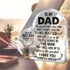 2D Flat Acrylic Father Son Gift Decoration, Indoor and Outdoor Decoration - No Battery/electricity Required, Free Day Decoration, Shop Decoration,