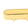 1 Stück Messing-Abdeckung für St Single-Coil Tonabnehmerabdeckung/Deckel/Gehäuse Oben Offen Gitarrenteile 72x20mm Gold/Silber