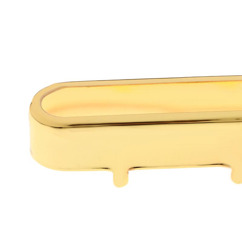 1 Stück Messing-Abdeckung für St Single-Coil Tonabnehmerabdeckung/Deckel/Gehäuse Oben Offen Gitarrenteile 72x20mm Gold/Silber