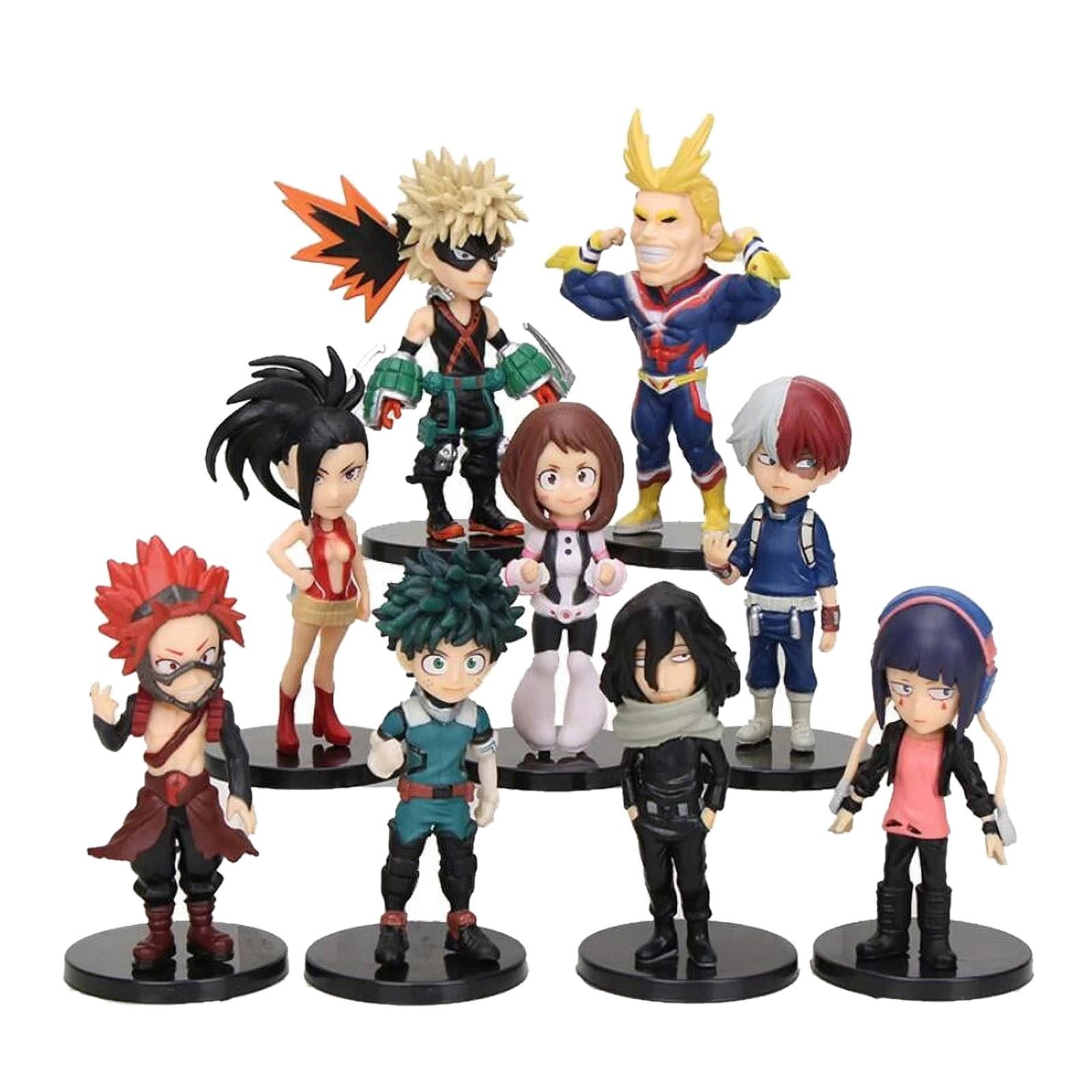 

9 моих фигурок, Мидория, Кацуки Бакуго, игрушки Тодороки, украшения для аниме-кукол One Size