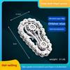 Sprocket Flywheel Flywheel Flying Top Flying Disk Anti-Anxiety Ornaments Metal Bicycle Chain EDC Rotating Flying Disk Adult Toy