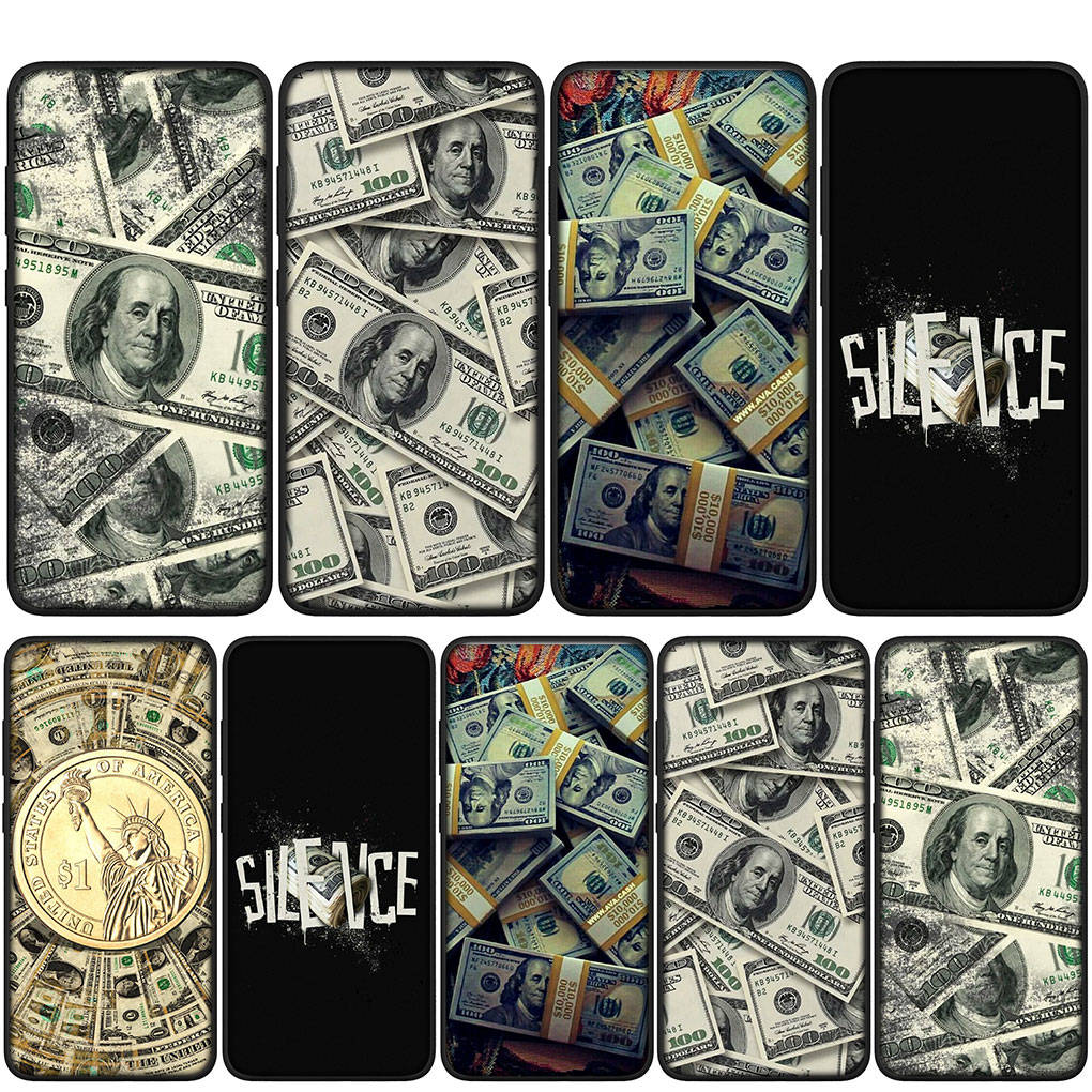 

для Samsung Galaxy S24 S23 iPhone 15 14 Xiaomi Redmi Note 13 12 11 8 Plus 10 9 Pro Max X XR чехол для телефона Art Money 100 долларов OPPO Huawei Cover