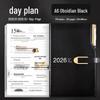 2026 A5 Daily Planner & Schedule Book with Custom Logo Hot Stamping - A6 Bullet Journal Notebook with One-Page-Per-Day Format