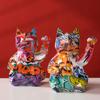 Nordic Geometric Lucky Cat Statue Animal Statues TV Home Living RoomHome Decoration Sculpture