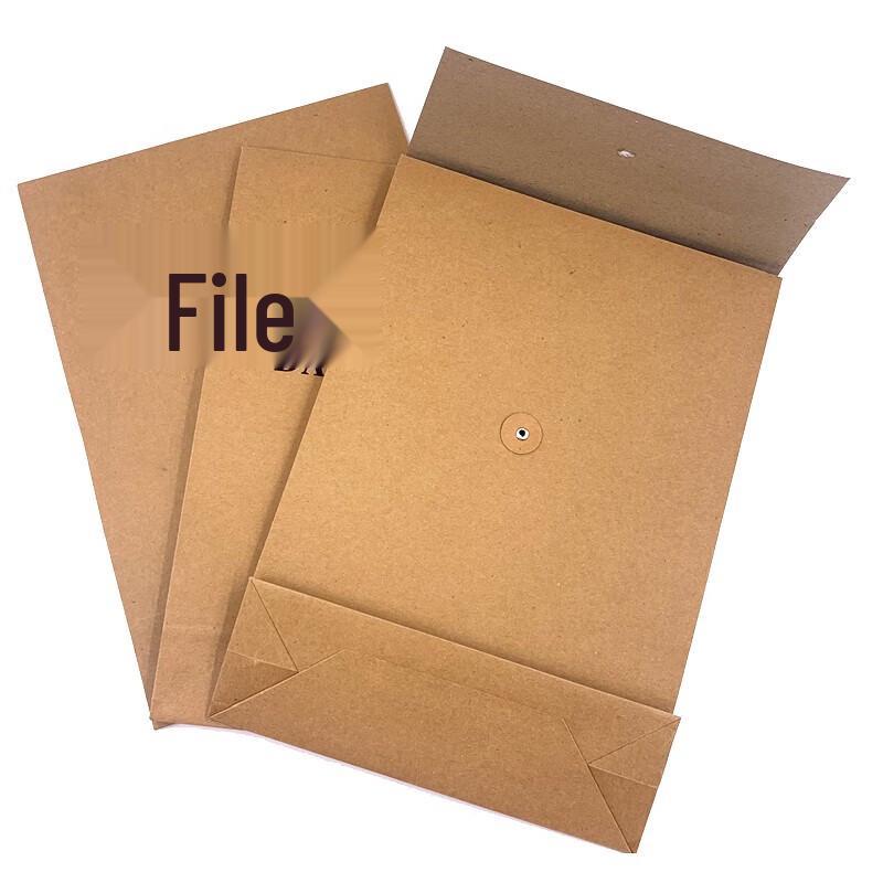 Kraft Paper A4 Document Storage Bags