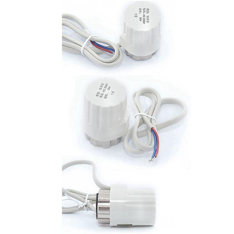 AEE4-230V Normally Open Actuator Driven Head, M30 X 1.5Mm Electric Floor Heating TRV Constant Temperature Radiator