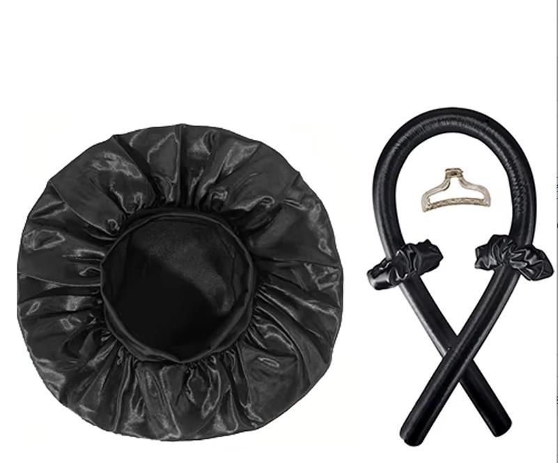 Newly Satin Night Hair Cap Women's Solid Sleeping Hat Sleep Care Bonnet Nightcap For Women Unisex Cap