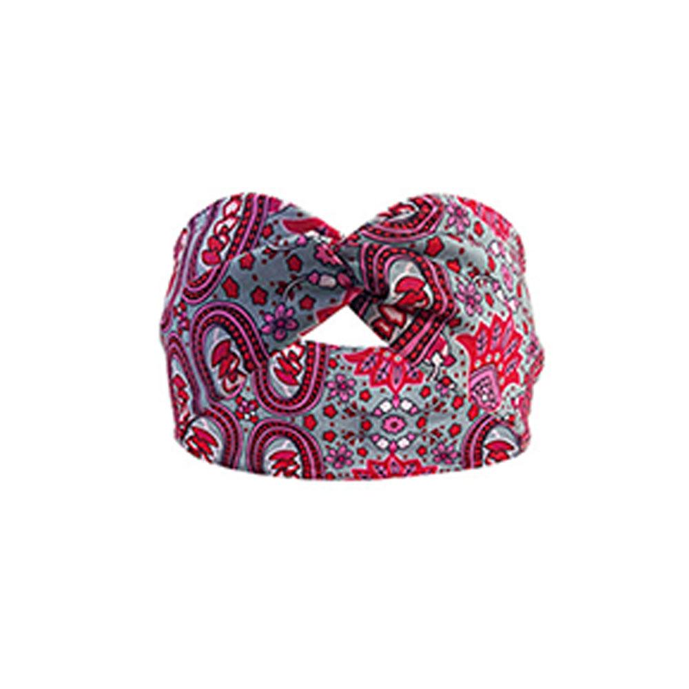 Printed Sports Headband Yoga Headband Sweat-absorbent Antiperspirant Women's Wide-brimmed Headscarf