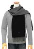 POLO RALPH LAUREN Reversible Scarf PC0455 and Scarf Polo Black x Gray One Size Fits All One-Point Men's Women's [Used]