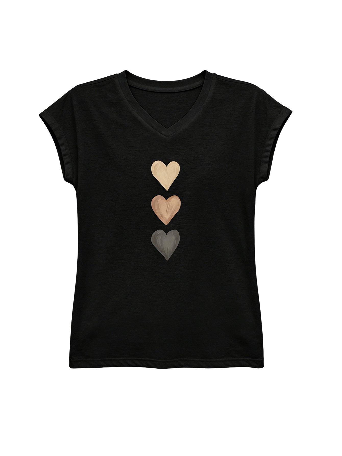 

Women s Short Sleeve Round Neck Slimming Casual T-shirt - Niche Fashion Style Small