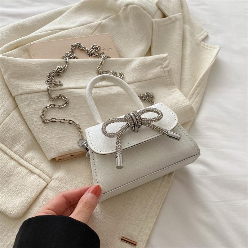 2024 Spring Fashion Mini Crossbody Bag Chic Bowknot Design For Trendy Women