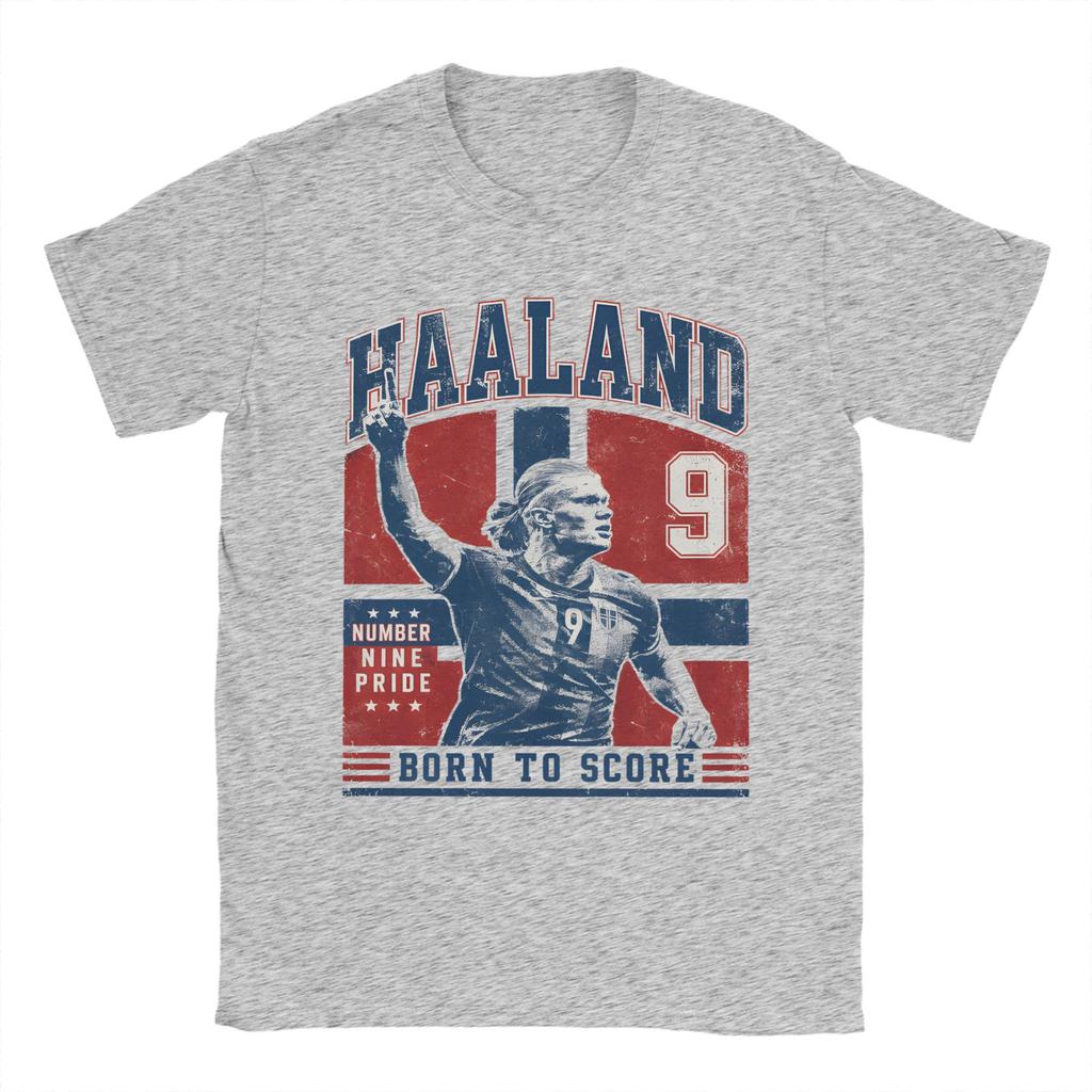 Haaland Norway 2026 TShirts Unisex Unisex Awesome Cotton Tee Shirt Crew Neck Short Sleeve T Shirt 6XL Tops