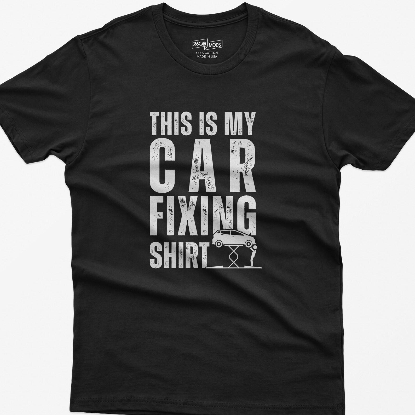 Car Guy T-Shirt: Funny Mechanic Shirt, Husband Gift S