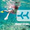 Ersatz-Schwimmflossenriemen Unterwasser-Flossenband Verstellbar Gummi-Flossenband Schwimmflossenriemen Bequem Silikon