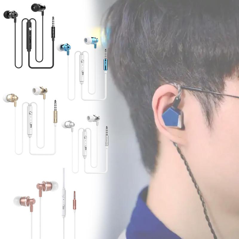 Earphones Computer Ear Microphone Wired Laptop Phone 2in1 Gaming Universal
