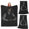 Silco Arcane Dark Villain L-Leagues Of Legend Blanket Flannel Throw Blanket Bedspread for Bed Livingroom Picnic Travel Home Sofa