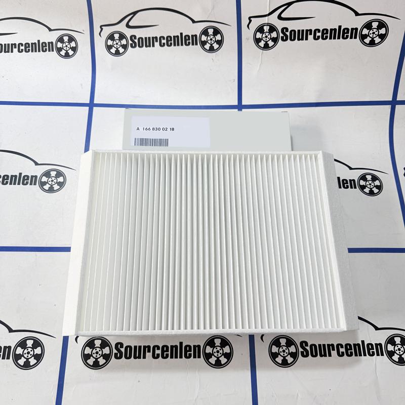 

Cabin Filter For Mercedes Benz W205 A238 C238 W213 C253 X253 W166 C E GLC/E/S M C180 C200d E250 E300 A2058350147 A1668300218 A1668300218