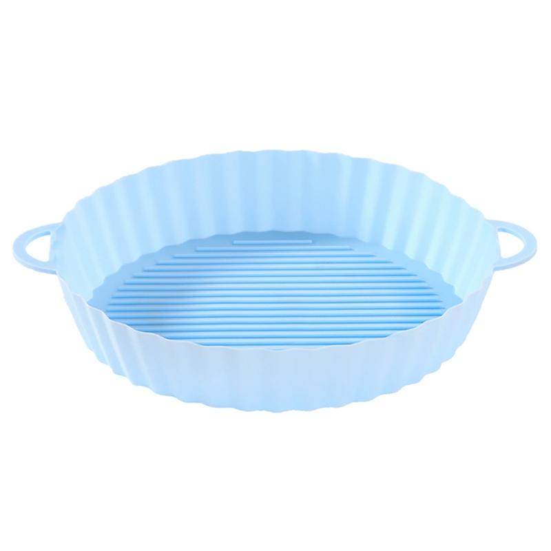 AirFryer Silicone Pot Air Fryers Oven Baking Tray Fried Pizza Chicken Basket Mat Silicone Liner Grill Pan Para Cocina Accesorios