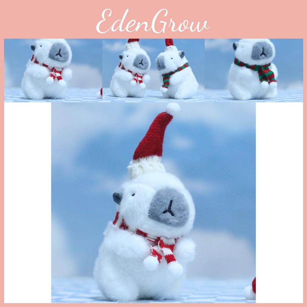 Charming Festive Capybara Plush Pendant Keychain With Ultra Soft Fabric For Gifts