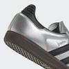 adidas Samba OG Shoes KI8464 Unisex Originals Sneakers Silver Metallic / Core Black / Dark Brown
