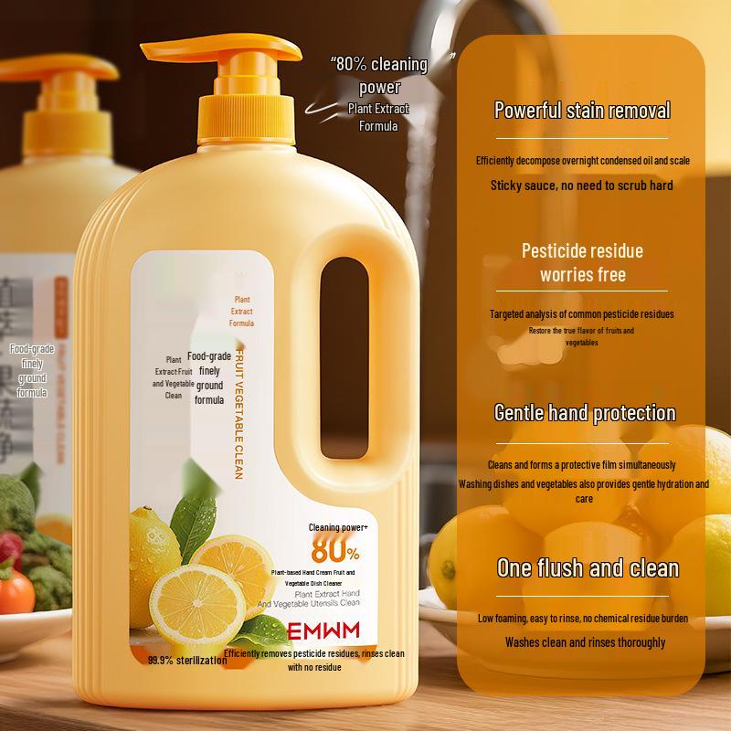 EMWM Plant Extract Hand Wash & Dish Soap, 1.02L