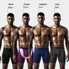 Men's Anti-Chafing Modal Quick-Dry Long Leg Running Boxer Briefs