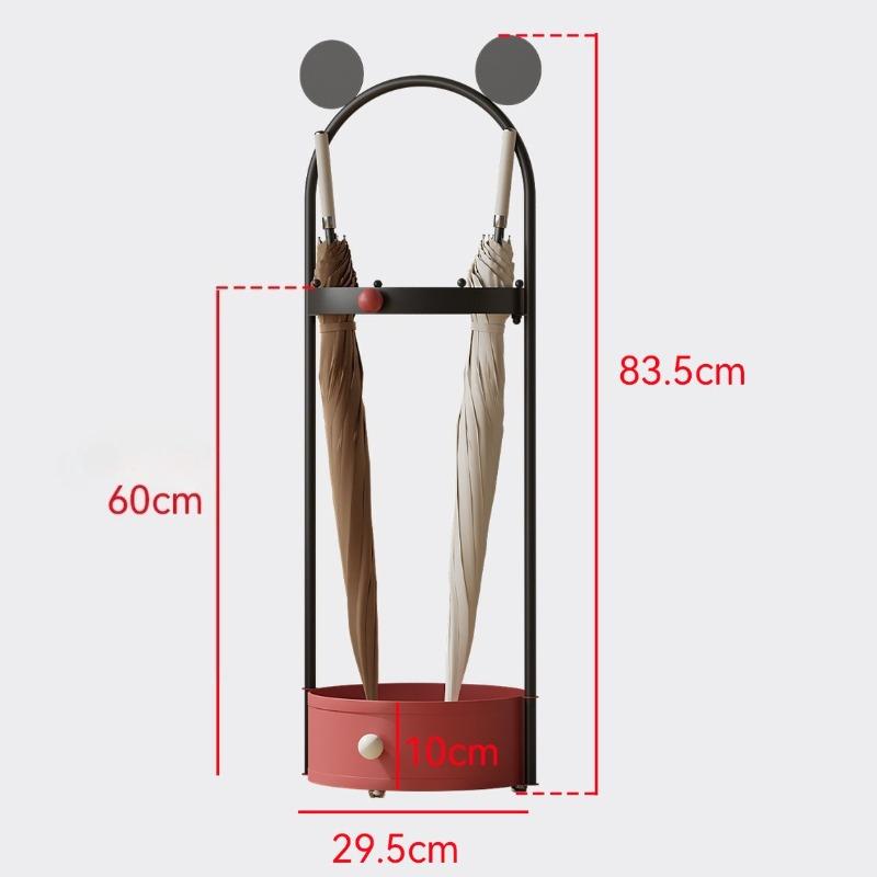 

Entrance Umbrella Storage Stand Iron Umbrella Holder Modern House Floor Umbrellas Organization Rack Luxury Metal Umbrellas Racks чёрный