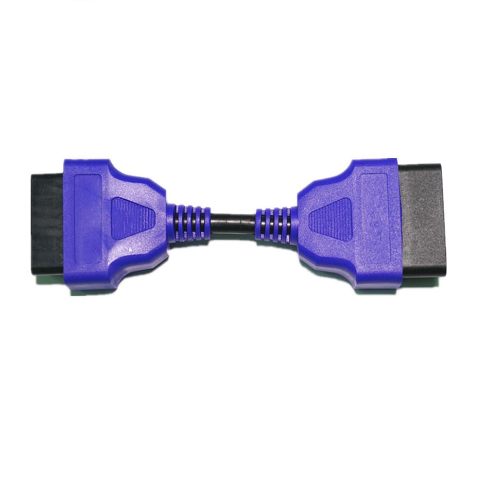 OBD 2 Cable 16Pin Extension Cable Adapter 13cm 16 Pin Male to Female OBD II OBD2 Yellow Extension Cable Connector Adapter