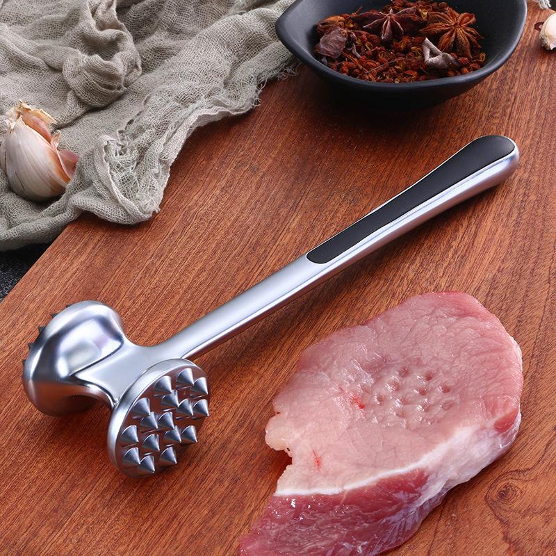 New Kitchen Hammer Meat Loose Meat Hammer Alloy Material Steak Pork Chop Plus Meat Tender Needle Double-sided Solid Special