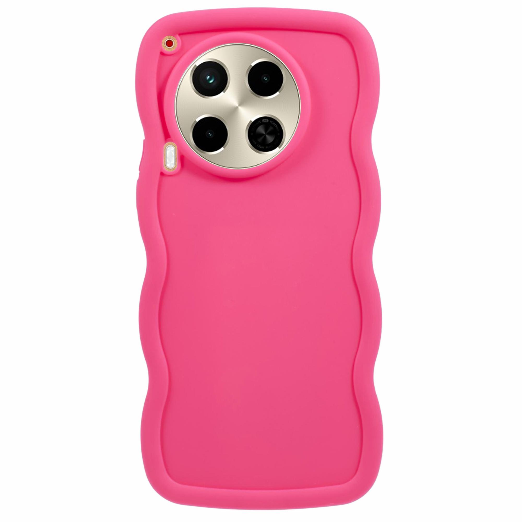 

Серия XL Чехол для TECNO Camon 30 4G/30 5G Волнистая рамка Мягкий ТПУ Чехол для телефона Rose