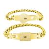 Edelstahl Partnerarmband Set Mit Herzschloss Design Titan Verstellbares Armband Romantisches Geschenk