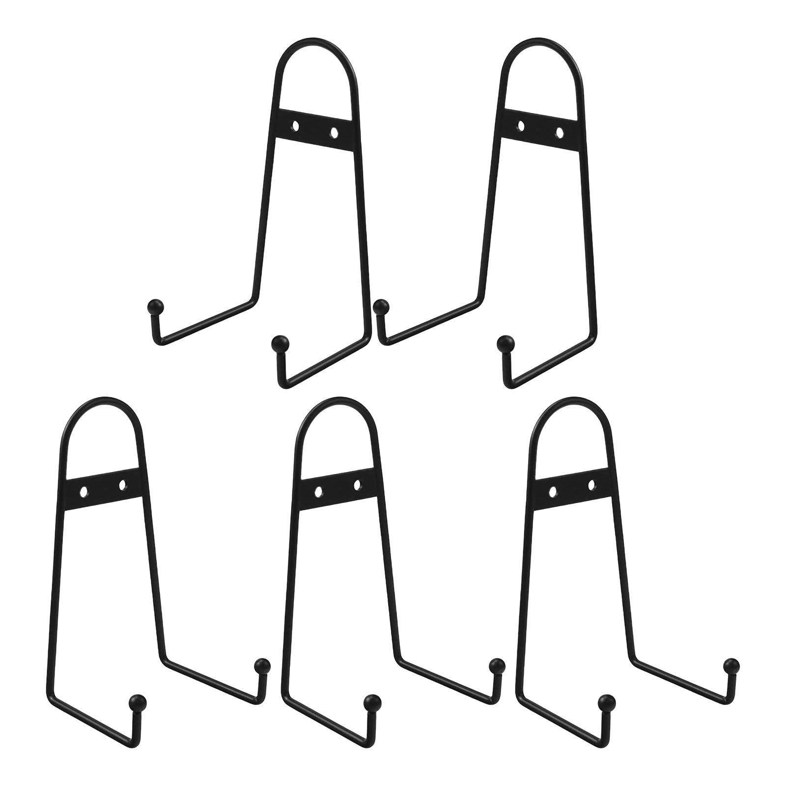 

5 шт. Декоративная подставка для настольной или настенной экспозиции произведений искусства, металлическая вертикальная подставка для тарелок для дома или галереи, держатель для произведений искусства 6