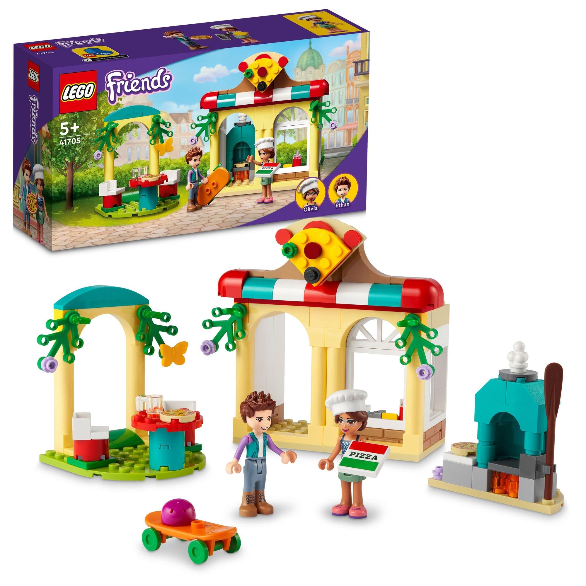 

LEGO Friends Хартлейк Сити Пиццерия 41705, Игрушка, Строительные блоки, Подарок, Дом, Ролевая игра, Для девочек, От 5 лет
