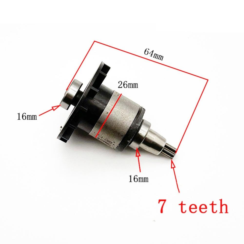 Brushless Motor Stator Rotor Replacement For Dayi 2106 Electric Wrench 7 Tooth Rotor Repair Parts  Power Tools Accessory