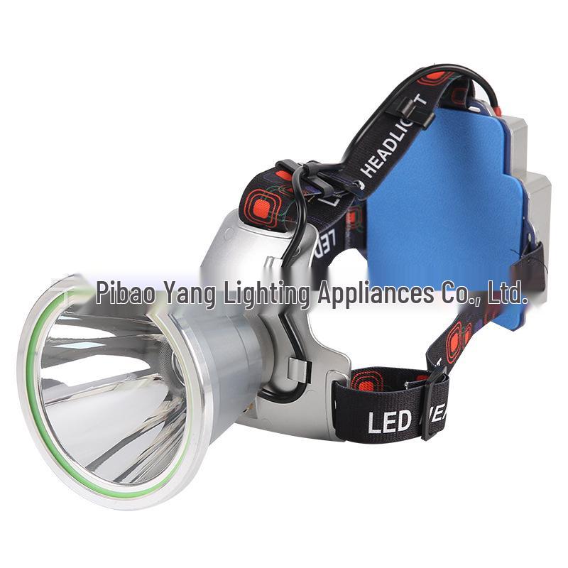 High-Power Outdoor Headlamp with Long-Lasting Lithium Battery for Camping, Fishing, and Emergency Use