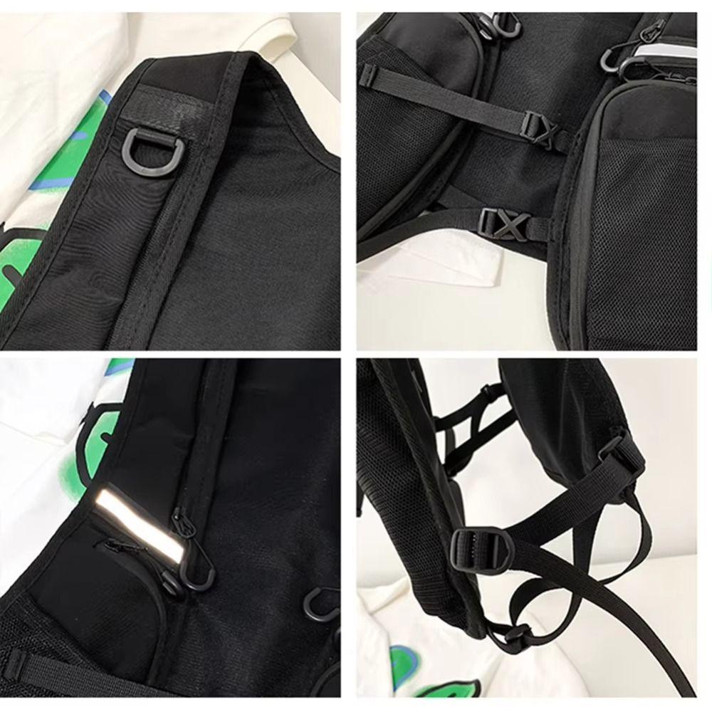 Waterproof Reflective Running Vest Pack Breathable Adjustable Running Hydration Vest Bag Convenient Multifunctional