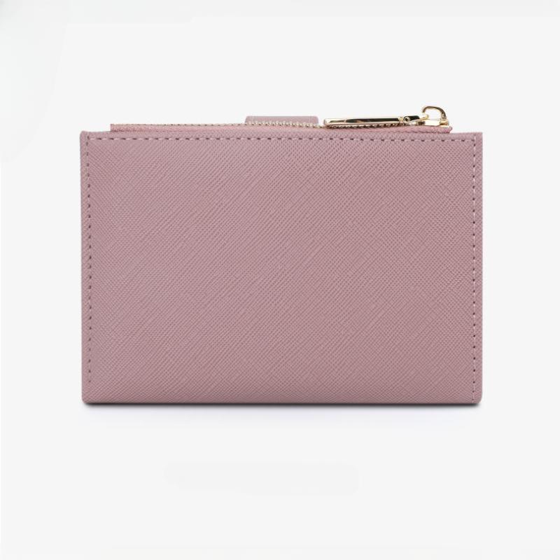 Nuova Moda Portafogli da Donna con Figura a Croce PU di Alta Qualità Corto Portamonete per Contanti e Monete Porta Carte da Donna Pochette Borsa per Soldi Regalo Sorpresa per la Fidanzata