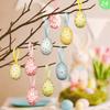 24Pcs Multicolor Hanging Ornaments Cute Easter Party Decorations  Home Decorations