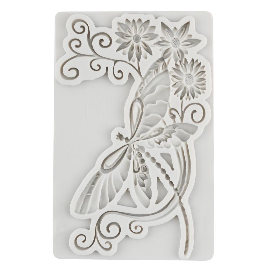 Dragonfly Silicone Molds Flower Fondant Mold Cake Decorating Tools Cupcake Topper Candy Chocolate Gumpaste Mold